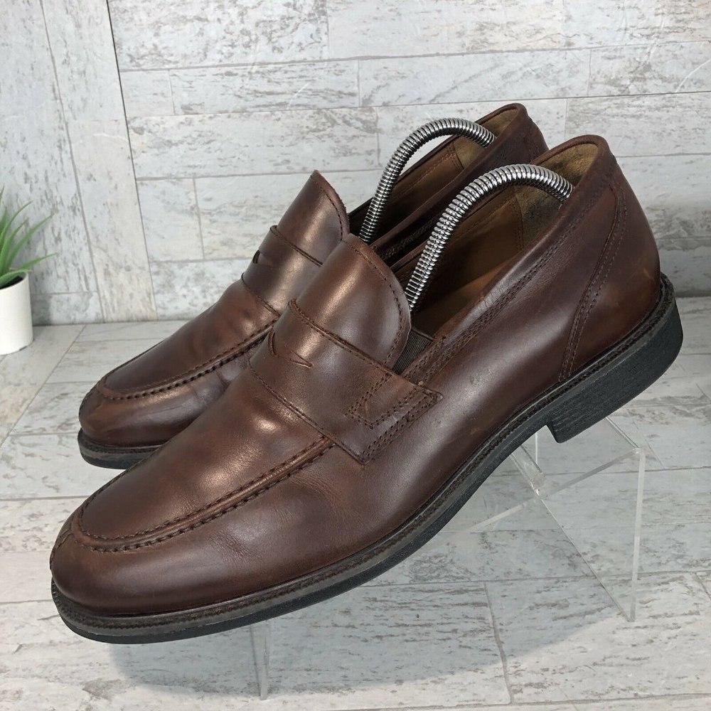 Johnston & Murphy Dark Brown Leather Derbys